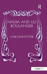 Front cover_Nadia And Lili Boulanger