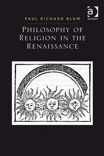 Couverture_Philosophy Of Religion In The Renaissance