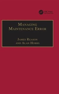 Front cover_Managing Maintenance Error