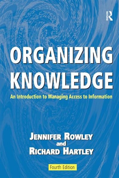 Front cover_Organizing Knowledge