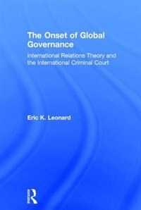 Couverture_The Onset Of Global Governance