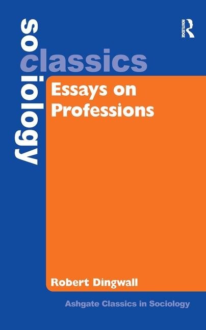 Couverture_Essays On Professions