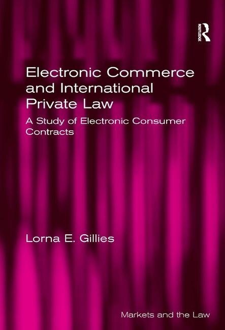 Front cover_Electronic Commerce And International Private Law