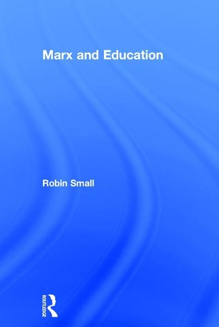 Front cover_Marx And Education
