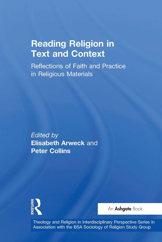 Front cover_Reading Religion In Text And Context