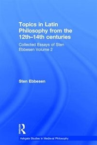 Front cover_Topics In Latin Philosophy From The 12th14th Centuries