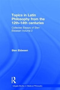 Front cover_Topics In Latin Philosophy From The 12th14th Centuries