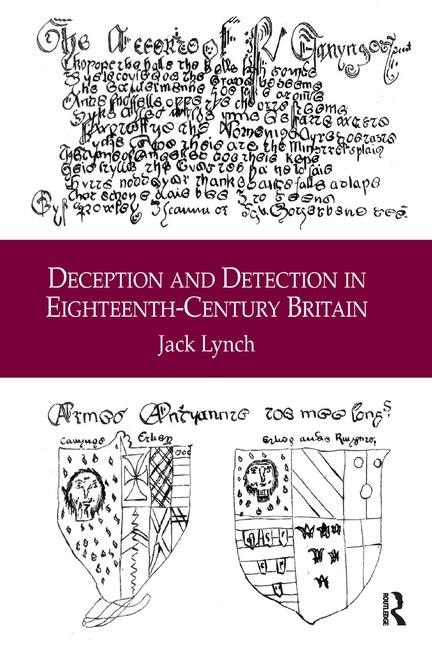 Front cover_Deception And Detection In Eighteenth-century Britain