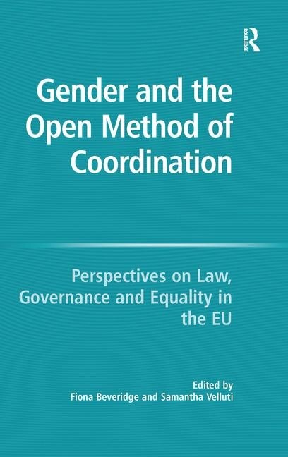 Couverture_Gender And The Open Method Of Coordination