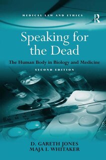Front cover_Speaking For The Dead