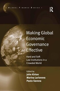 Front cover_Making Global Economic Governance Effective
