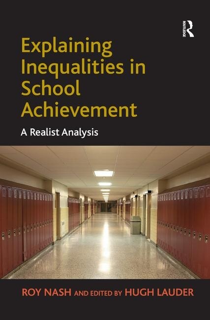 Front cover_Explaining Inequalities In School Achievement