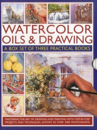 Watercolor Oils & Drawing Box Set: Mastering the art of drawing and painting with step-by-step projects and techniques shown in over 1400 photographs