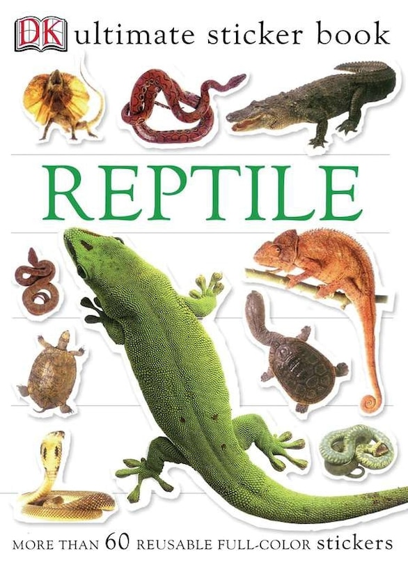 Couverture_Ultimate Sticker Book: Reptile
