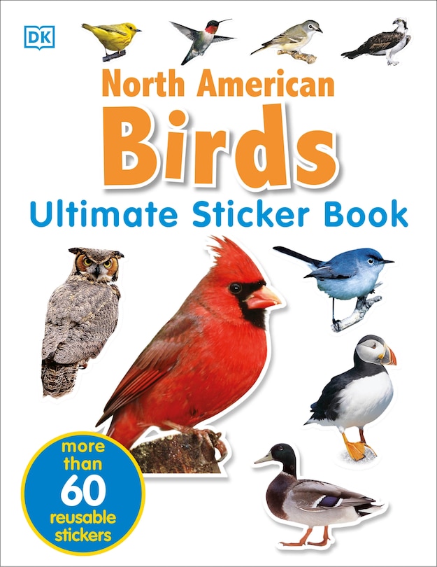 Front cover_Ultimate Sticker Book: North American Birds