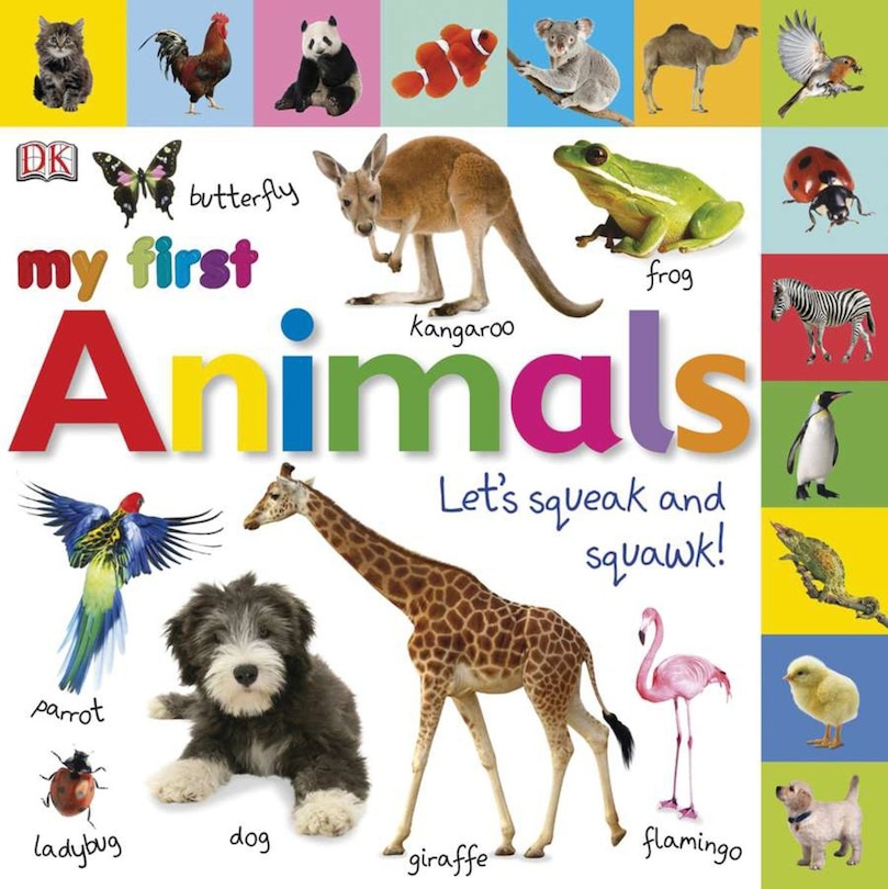 Front cover_Tabbed Board Books: My First Animals