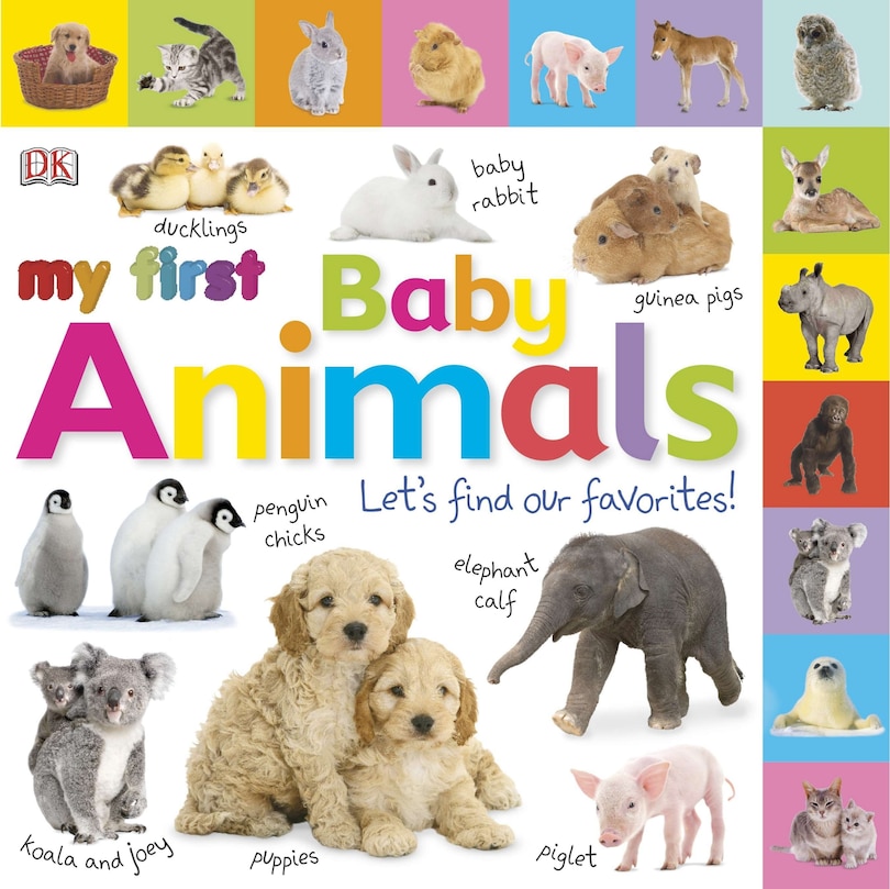 Front cover_Tabbed Board Books: My First Baby Animals