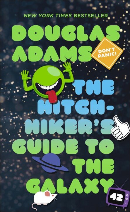 Front cover_The Hitchhiker's Guide to the Galaxy