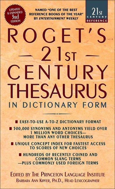 Front cover_Roget's 21st Century Thesaurus