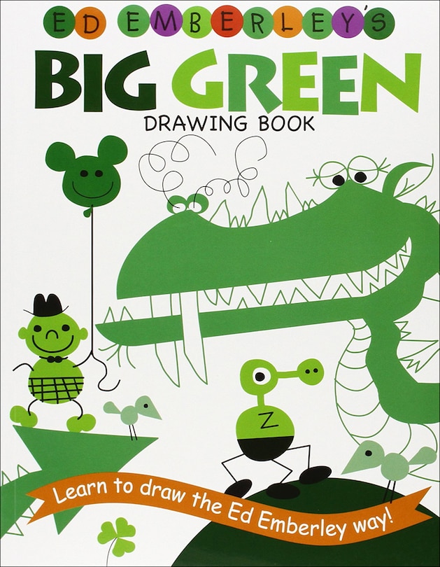 Front cover_Ed Emberley's Big Green Drawing Book