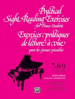 Couverture_Practical Sight Reading Exercises For Piano Students, Books 7, 8, 9