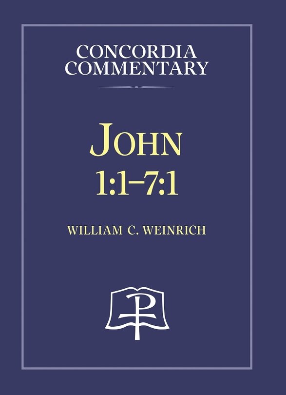 Front cover_John 1:1-7:1 - Concordia Commentary