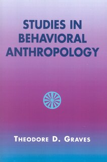 Couverture_Studies In Behavioral Anthropology