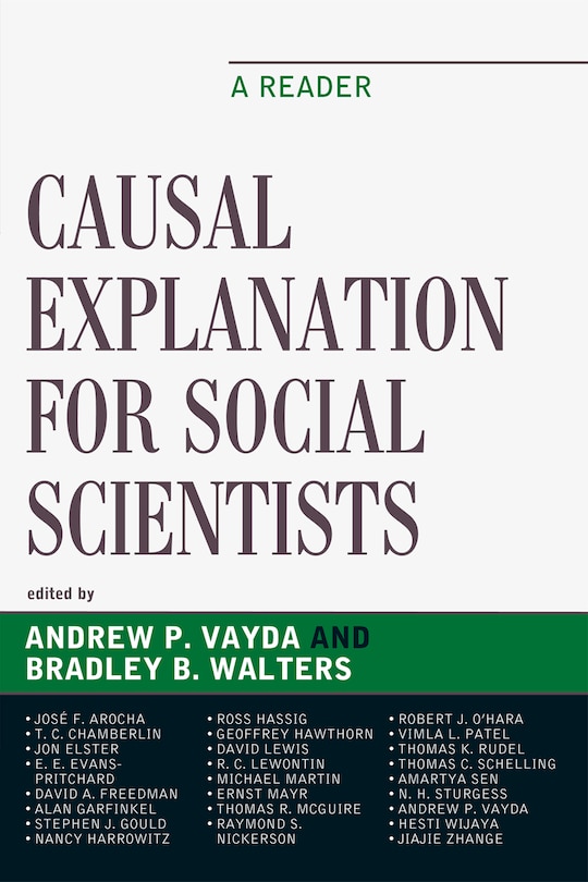 Front cover_Causal Explanation for Social Scientists