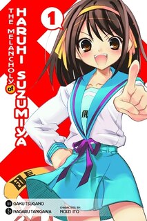 Front cover_The Melancholy of Haruhi Suzumiya, Vol. 1 (Manga)