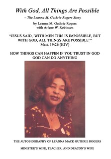 Front cover_With God, All Things Are Possible