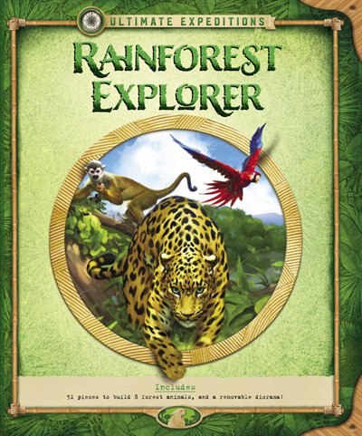 Ultimate Expeditions Rainforest Explorer: Includes 51 Pieces To Build 8 Forest Animals, And A Removable Diorama!