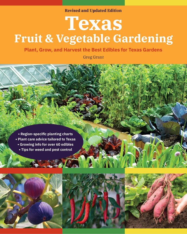 Front cover_Texas Fruit & Vegetable Gardening, 2nd Edition
