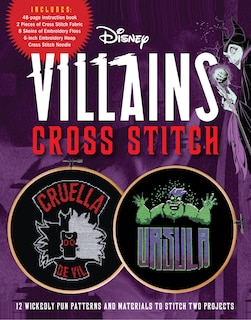 Front cover_Disney Villains Cross Stitch
