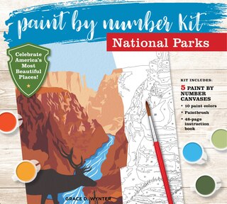 Front cover_Paint by Number Kit National Parks