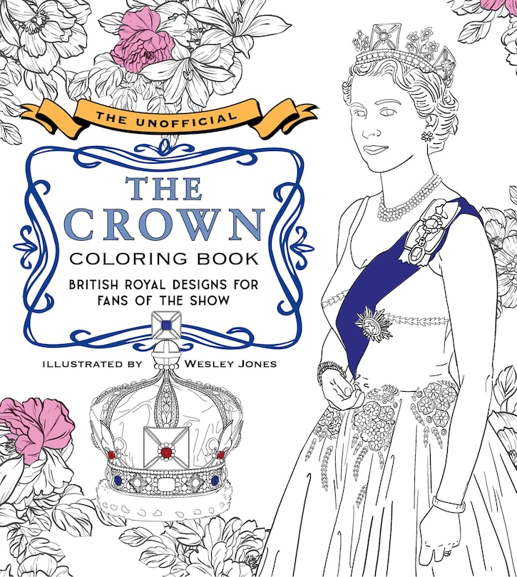 Couverture_The Unofficial The Crown Coloring Book