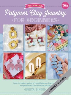 Front cover_Polymer Clay Jewelry For Beginners