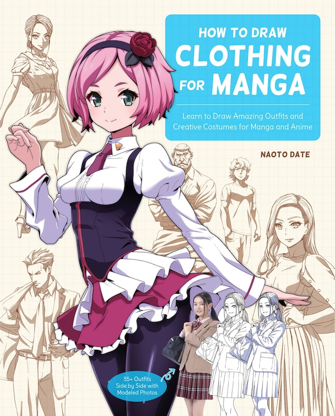 Front cover_How to Draw Clothing for Manga