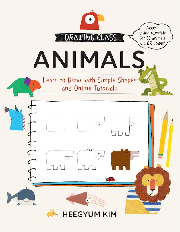 Front cover_Drawing Class: Animals