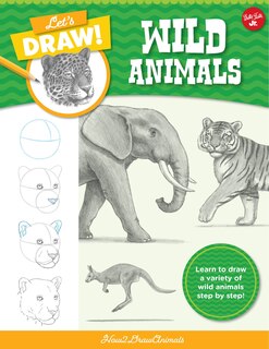 Couverture_Let's Draw Wild Animals