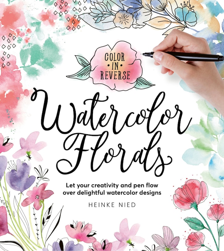 Front cover_Color in Reverse: Watercolor Florals