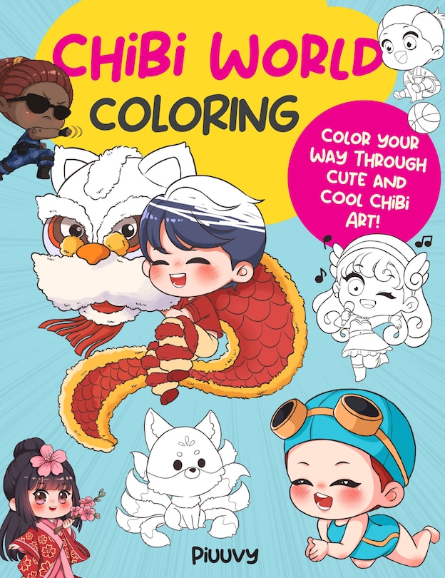 Front cover_Chibi World Coloring