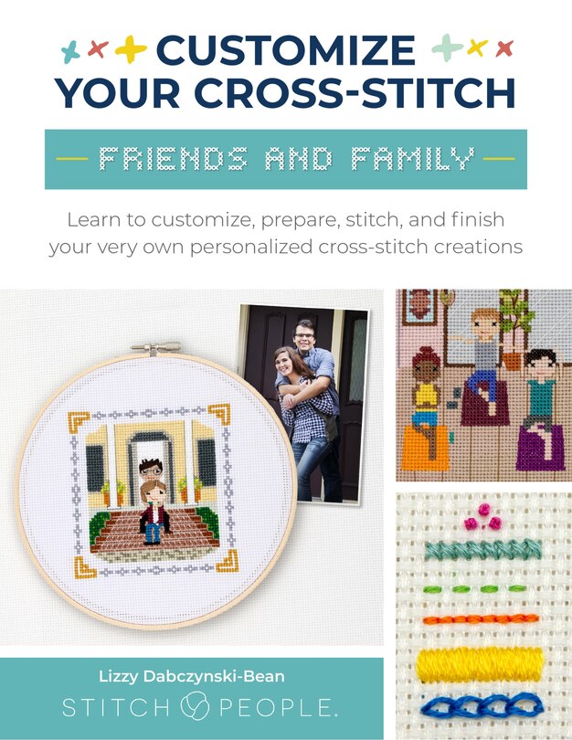 Front cover_Customize Your Cross-Stitch: Friends and Family