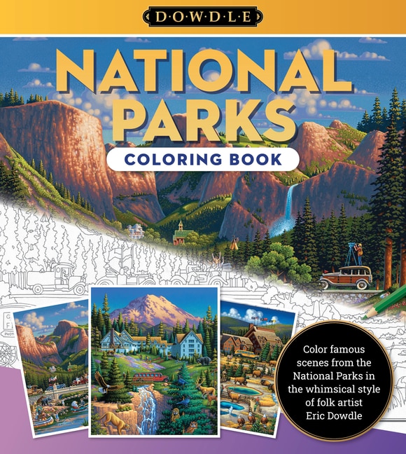 Front cover_National Parks Coloring Book