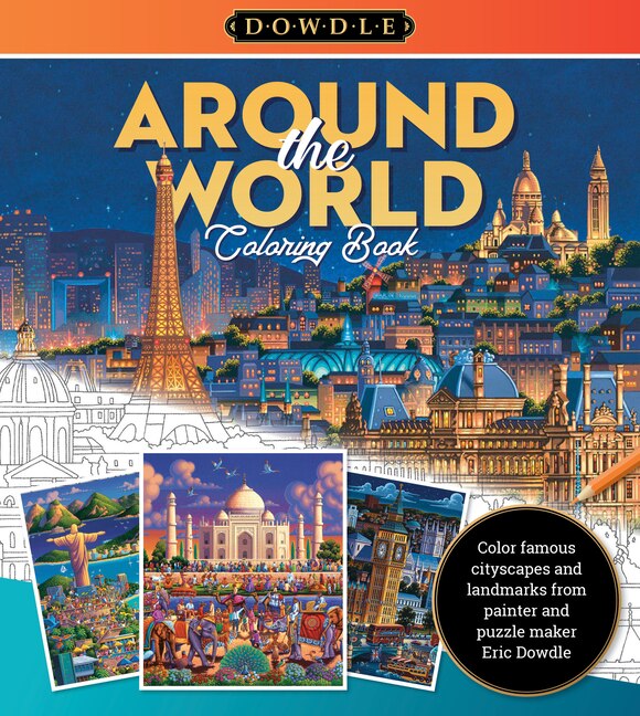 Front cover_Around the World Coloring Book