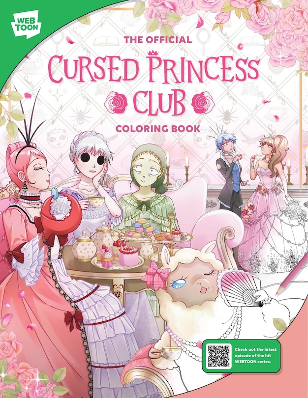Front cover_The Official Cursed Princess Club Coloring Book