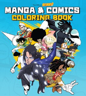 Front cover_Saturday AM Manga and Comics Coloring Book