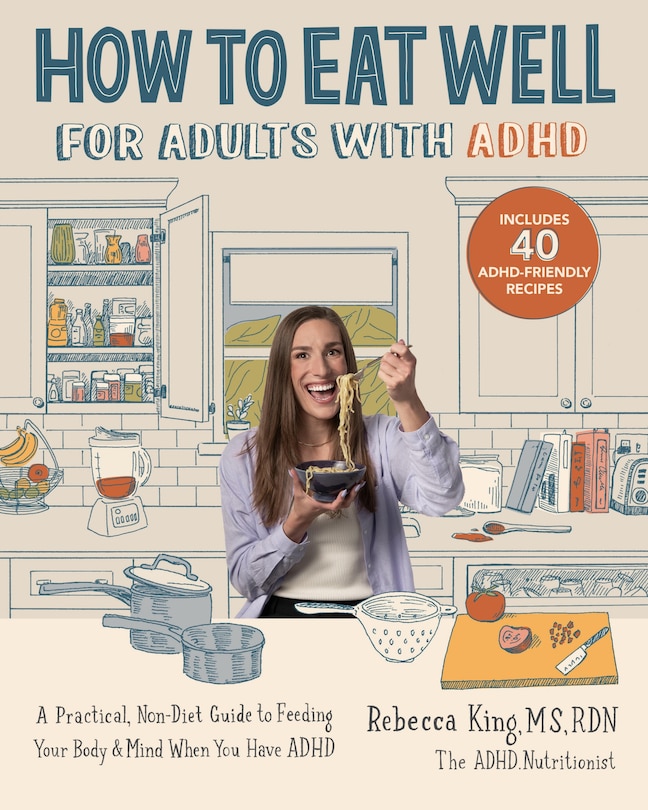 Front cover_How to Eat Well for Adults with ADHD