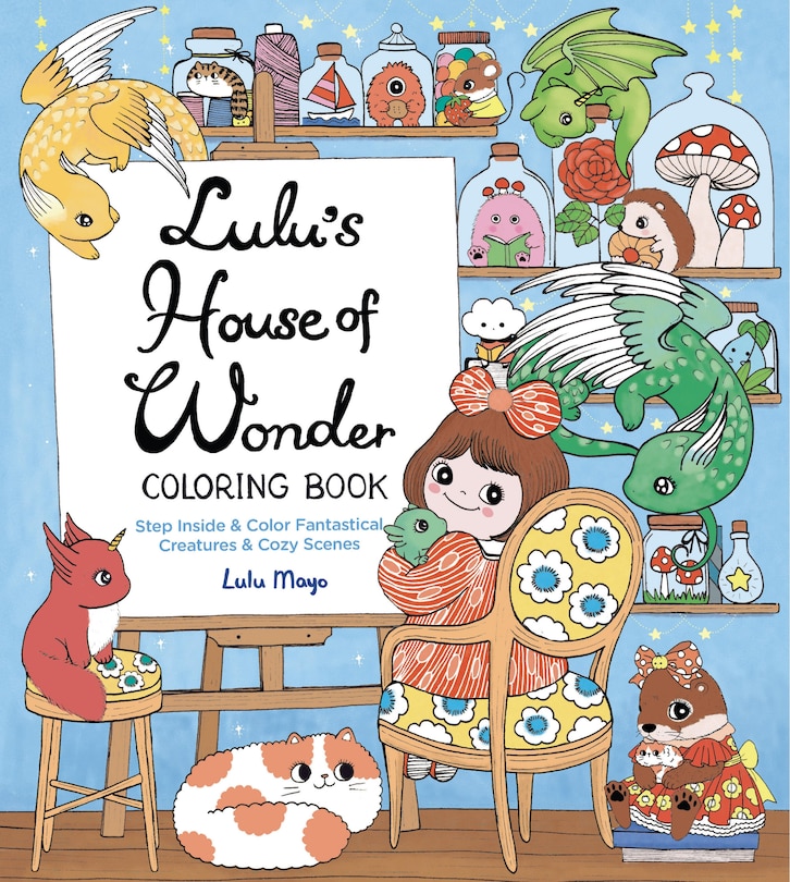 Front cover_Lulu's House of Wonder Coloring Book