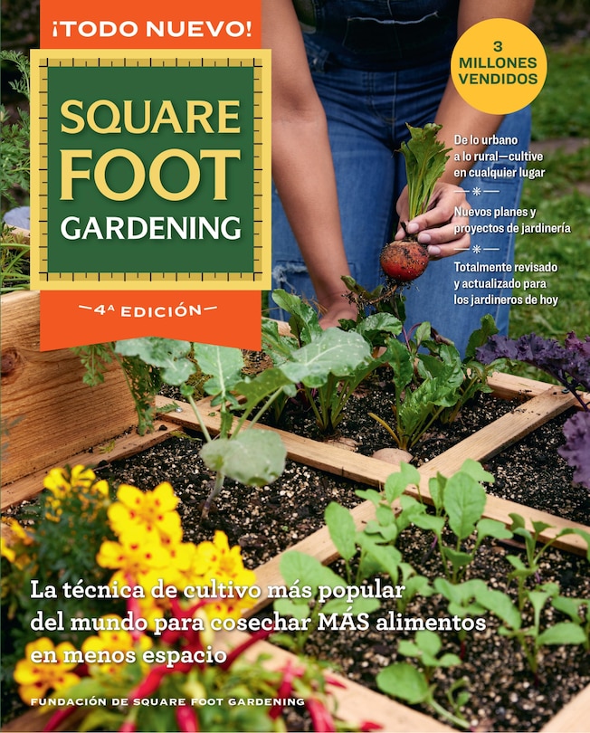 Front cover_All New Square Foot Gardening – Spanish Edition