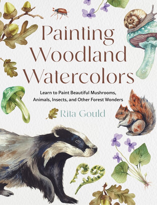 Front cover_Painting Woodland Watercolors